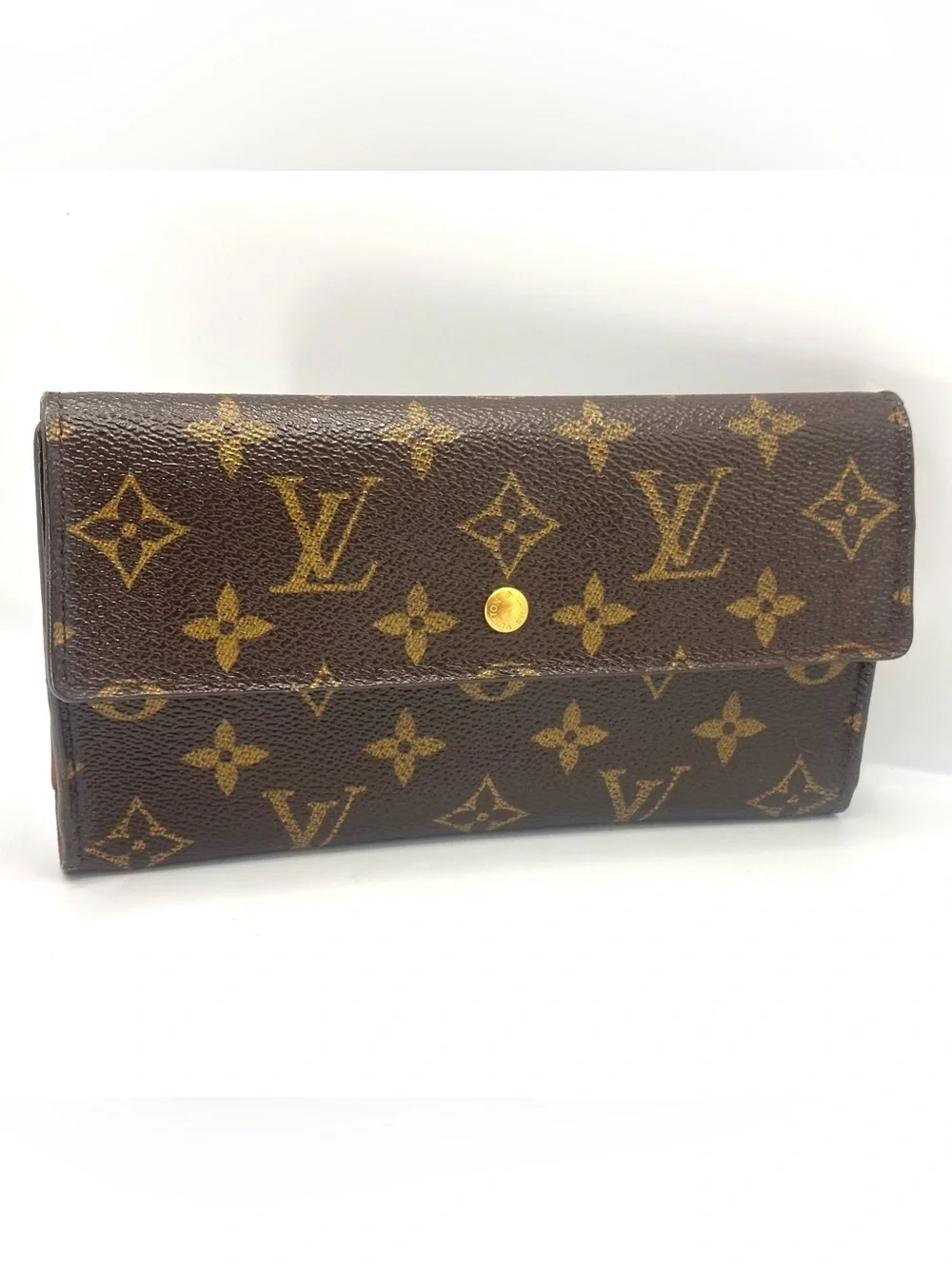 Louis Vuitton Brown Monogram Canvas Continental Wallet